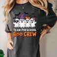 Team Preschool Boo Crew Halloween Teacher Student Costume Women's Comfort Colors T-Shirt Pepper Team Preschool Boo Crew Halloween Teacher Student Costume Women's Comfort Colors T-Shirt Pepper
