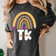 Team TK Transitional Kindergaten TK Crew Squad Teacher Kids Women's Comfort Colors T-Shirt Pepper