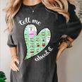 Tell Me About It Speech Pathology Aac Sped Teacher Women's Comfort Colors T-Shirt Pepper Tell Me About It Speech Pathology Aac Sped Teacher Women's Comfort Colors T-Shirt Pepper