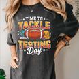 Test Day State Football Tackle Testing Day Sports Teacher Women's Comfort Colors T-Shirt Pepper Test Day State Football Tackle Testing Day Sports Teacher Women's Comfort Colors T-Shirt Pepper