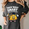 Test Day Teacher Shirt Motivational Testing Day Taco Testing Women's Comfort Colors T-Shirt Pepper