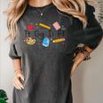 TGIF Teacher Alphabet Kindergarten Teacher Appreciation Women's Comfort Colors T-Shirt Pepper TGIF Teacher Alphabet Kindergarten Teacher Appreciation Women's Comfort Colors T-Shirt Pepper
