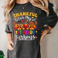 Thankful For My 1st Grade Turkeys Thanksgiving Teacher Fall Women's Comfort Colors T-Shirt Pepper Thankful For My 1st Grade Turkeys Thanksgiving Teacher Fall Women's Comfort Colors T-Shirt Pepper
