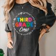 Third Grade Crew First Day Of School 3rd Grade Teacher Women's Comfort Colors T-Shirt Pepper Third Grade Crew First Day Of School 3rd Grade Teacher Women's Comfort Colors T-Shirt Pepper