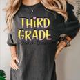 Third Grade Dream Team 3rd Grade Teacher Back To School Kids Women's Comfort Colors T-Shirt Pepper