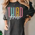 Third Grade Girls Boys Teacher Team 3rd Grade Squad Women's Comfort Colors T-Shirt Pepper Third Grade Girls Boys Teacher Team 3rd Grade Squad Women's Comfort Colors T-Shirt Pepper