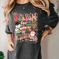 Tis The Season For Inclusion Christmas Sped Teacher Women's Comfort Colors T-Shirt Pepper Tis The Season For Inclusion Christmas Sped Teacher Women's Comfort Colors T-Shirt Pepper