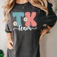 TK Team Back To School Teachers Students Team TK Women's Comfort Colors T-Shirt Pepper TK Team Back To School Teachers Students Team TK Women's Comfort Colors T-Shirt Pepper
