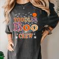 Toddler Boo Crew Halloween Daycare Teacher Kids Women's Comfort Colors T-Shirt Pepper