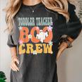 Toddler Teacher Boo Crew Ghost Groovy Halloween For Women Women's Comfort Colors T-Shirt Pepper Toddler Teacher Boo Crew Ghost Groovy Halloween For Women Women's Comfort Colors T-Shirt Pepper