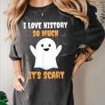 History Teacher Halloween History Class School For Men Women Kids Women's Comfort Colors T-Shirt Pepper