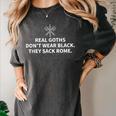 History Teacher Real Goths Sack Rome Women's Comfort Colors T-Shirt Pepper