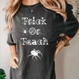 Trick Or Teach Halloween Teacher Shirt Teaching Spider Tee For Men Women Kids Women's Comfort Colors T-Shirt Pepper Trick Or Teach Halloween Teacher Shirt Teaching Spider Tee For Men Women Kids Women's Comfort Colors T-Shirt Pepper