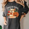 Trick Or Teach Retro Halloween Teacher Women Men Costume Women's Comfort Colors T-Shirt Pepper Trick Or Teach Retro Halloween Teacher Women Men Costume Women's Comfort Colors T-Shirt Pepper