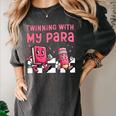 Twinning With My Para Teacher Matching Paraprofessional 70s For Men Women Women's Comfort Colors T-Shirt Pepper Twinning With My Para Teacher Matching Paraprofessional 70s For Men Women Women's Comfort Colors T-Shirt Pepper