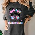 Twinning With My Teacher Bestie Twin Day Friends Teacher Women's Comfort Colors T-Shirt Pepper Twinning With My Teacher Bestie Twin Day Friends Teacher Women's Comfort Colors T-Shirt Pepper
