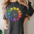 Unique For Artists By ADS Color Wheel Educational Art Teacher Dog Themed Artist Small Women's Comfort Colors T-Shirt Pepper