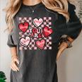 Valentine You Are Loved Worthy Enough Candy Heart Teacher For Men Women Girls Kids Women's Comfort Colors T-Shirt Pepper