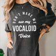 Vocaloid Voice Vocal Music Teacher Singer Singing Women's Comfort Colors T-Shirt Pepper Vocaloid Voice Vocal Music Teacher Singer Singing Women's Comfort Colors T-Shirt Pepper