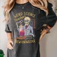 Weird Science Skeleton Halloween Teachers Brew Knowledge Women's Comfort Colors T-Shirt Pepper