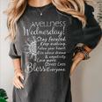Wellness Wednesday Nurse Counselor Teacher Quotes Women's Comfort Colors T-Shirt Pepper