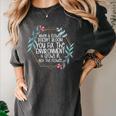 When A Flower Doesn't Bloom Special Education Teacher Men Women Women's Comfort Colors T-Shirt Pepper