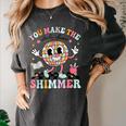 You Make The Whole Class Shimmer Teacher Era Back To School Women's Comfort Colors T-Shirt Pepper