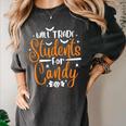 Will Trade Students For Candy Halloween Costume Teacher Women's Comfort Colors T-Shirt Pepper Will Trade Students For Candy Halloween Costume Teacher Women's Comfort Colors T-Shirt Pepper