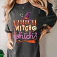 Which Witch Is Which Halloween English Teacher Women's Comfort Colors T-Shirt Pepper Which Witch Is Which Halloween English Teacher Women's Comfort Colors T-Shirt Pepper