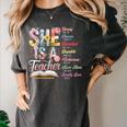 Women Bible Verse Christian Teacher God Says Back To School Women's Comfort Colors T-Shirt Pepper Women Bible Verse Christian Teacher God Says Back To School Women's Comfort Colors T-Shirt Pepper