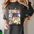Women Halloween The Teacher Tour Ghosts Pencil Pumpkins Women's Comfort Colors T-Shirt Pepper Women Halloween The Teacher Tour Ghosts Pencil Pumpkins Women's Comfort Colors T-Shirt Pepper