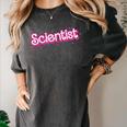 Women Retro Pink Scientist Science Teacher Back To School Women's Comfort Colors T-Shirt Pepper Women Retro Pink Scientist Science Teacher Back To School Women's Comfort Colors T-Shirt Pepper