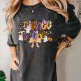 Women Spooky Science Teacher Halloween Science Stem Teacher Women's Comfort Colors T-Shirt Pepper
