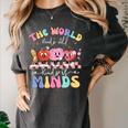 The World Needs All Kinds Of Minds Special Education Teacher Women's Comfort Colors T-Shirt Pepper The World Needs All Kinds Of Minds Special Education Teacher Women's Comfort Colors T-Shirt Pepper