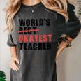 World's Best Okayest Teacher ACY025a For Men Women Women's Comfort Colors T-Shirt Pepper World's Best Okayest Teacher ACY025a For Men Women Women's Comfort Colors T-Shirt Pepper