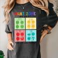 What Zone Are You In How Are You Feeling Teacher Women's Comfort Colors T-Shirt Pepper What Zone Are You In How Are You Feeling Teacher Women's Comfort Colors T-Shirt Pepper