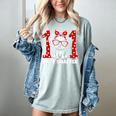 100 Days Smarter 101st Day School Dalmatian Dog Teacher Kids Women's Comfort Colors T-Shirt Bay
