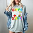 100th Day Of School Teachers Kids Girls Child Happy 100 Days Women's Comfort Colors T-Shirt Bay 100th Day Of School Teachers Kids Girls Child Happy 100 Days Women's Comfort Colors T-Shirt Bay