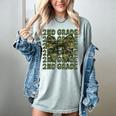 2nd Grade Teacher Student Camo Bow Back To School Women's Comfort Colors T-Shirt Bay