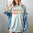 2nd Second Grade Teacher Wildflower Back To School Floral Women's Comfort Colors T-Shirt Bay