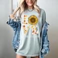 4th Grade Teacher Love Autumn Fall Sunflower Appreciation Women's Comfort Colors T-Shirt Bay 4th Grade Teacher Love Autumn Fall Sunflower Appreciation Women's Comfort Colors T-Shirt Bay