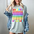 50 Days Of School Hearts Teacher Happy 50th Day Of School Women's Comfort Colors T-Shirt Bay