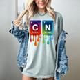 6 7 Science Chemistry Teacher Periodic Table Meme Tee Women's Comfort Colors T-Shirt Bay