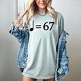 67 Music Meme Slang Musician Kids Music Teacher Women's Comfort Colors T-Shirt Bay