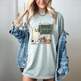 67 Teacher Halloween Ghost Six Seven Meme Math Joke Women's Comfort Colors T-Shirt Bay