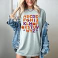 ABCs Learning Kindergarten Teacher Halloween Alphabet Women's Comfort Colors T-Shirt Bay