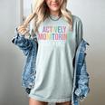 Actively Monitoring Like A Boss Shirt State Testing Teacher Women's Comfort Colors T-Shirt Bay