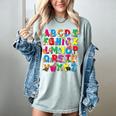 Alphabet Animals ABCs Zoo Kids Boys Girls Teacher Women's Comfort Colors T-Shirt Bay