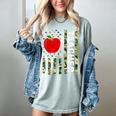 American Flag Camouflage Teacher Patriotic 4th Of July Women's Comfort Colors T-Shirt Bay
