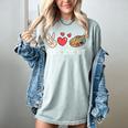 Art Teacher Peace Love Art For Artists And Painters Women's Comfort Colors T-Shirt Bay Art Teacher Peace Love Art For Artists And Painters Women's Comfort Colors T-Shirt Bay